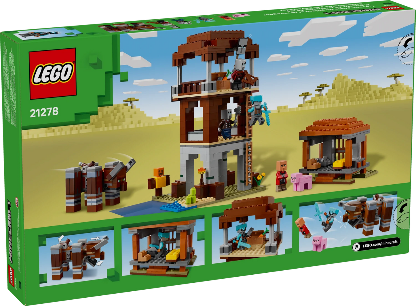 LEGO 21278 The Pillager Outpost and Ravager - Minecraft