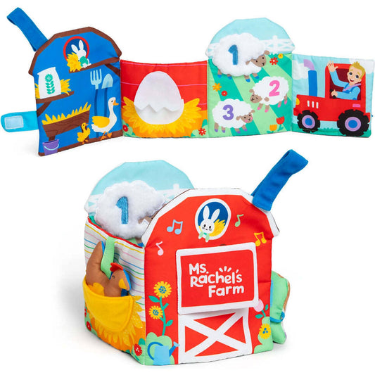 Ms. Rachel - Sensory Learning Farm Soft Book - Spin Master