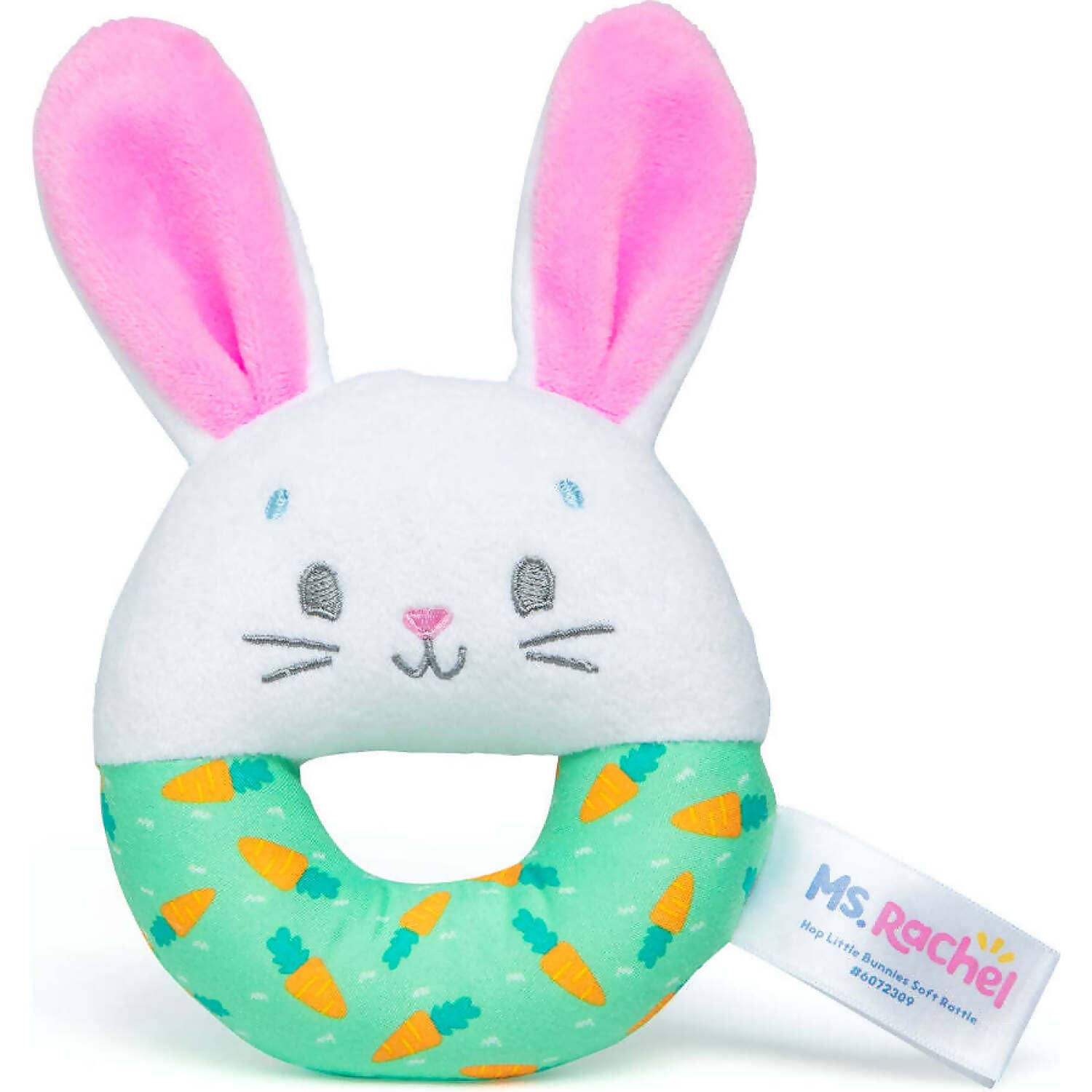 Ms. Rachel - Hop Little Bunnies Soft Rattle - Spin Master