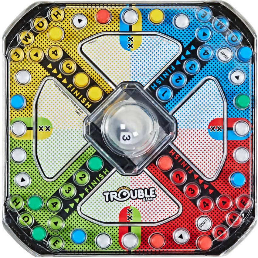 Hasbro Gaming - Trouble Game Pop-O-Matic Family Board Game