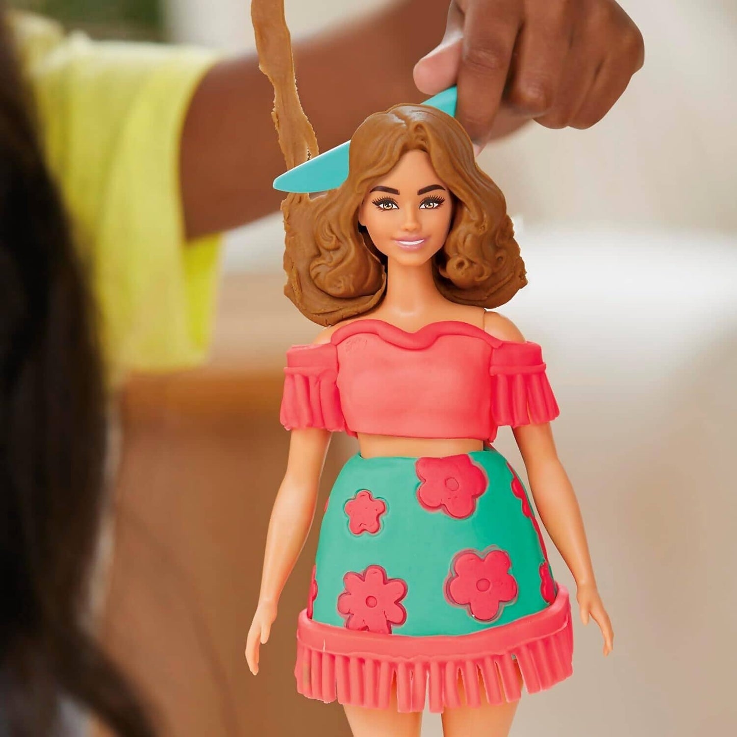 Play-Doh - Barbie Florals & Fringe Doll Set - Hasbro