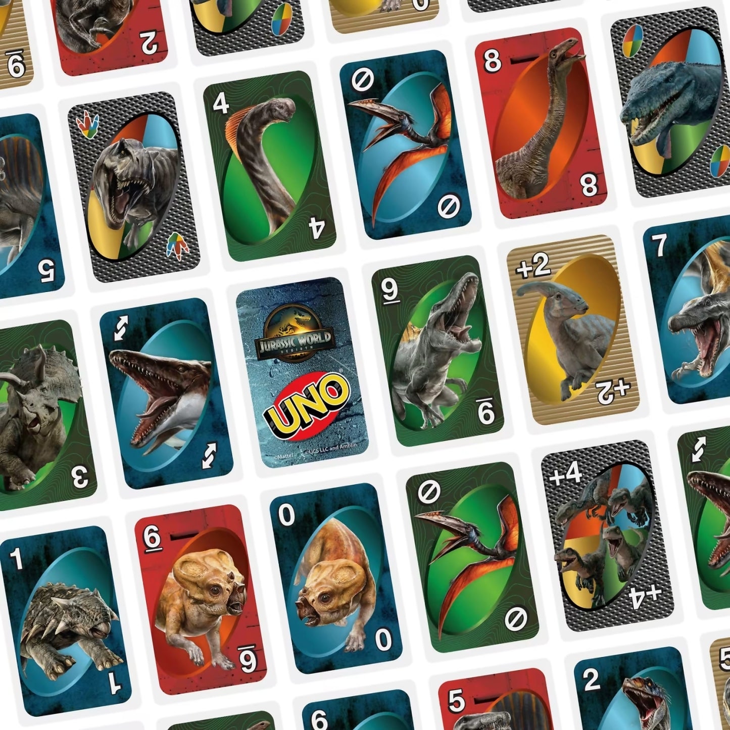 UNO - Jurassic World Rebirth Card Game - Mattel