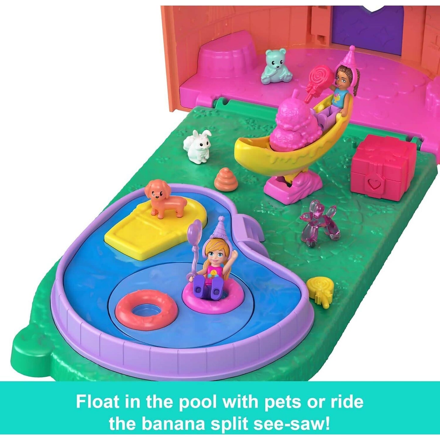 Polly Pocket - Gelato House Compact Playset - Mattel