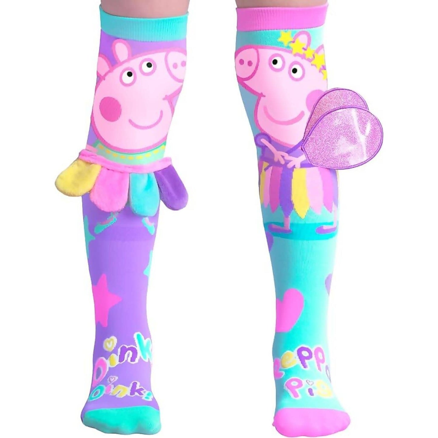 Madmia - Peppa Pig Fairy Socks Kids & Adults Age 6y+