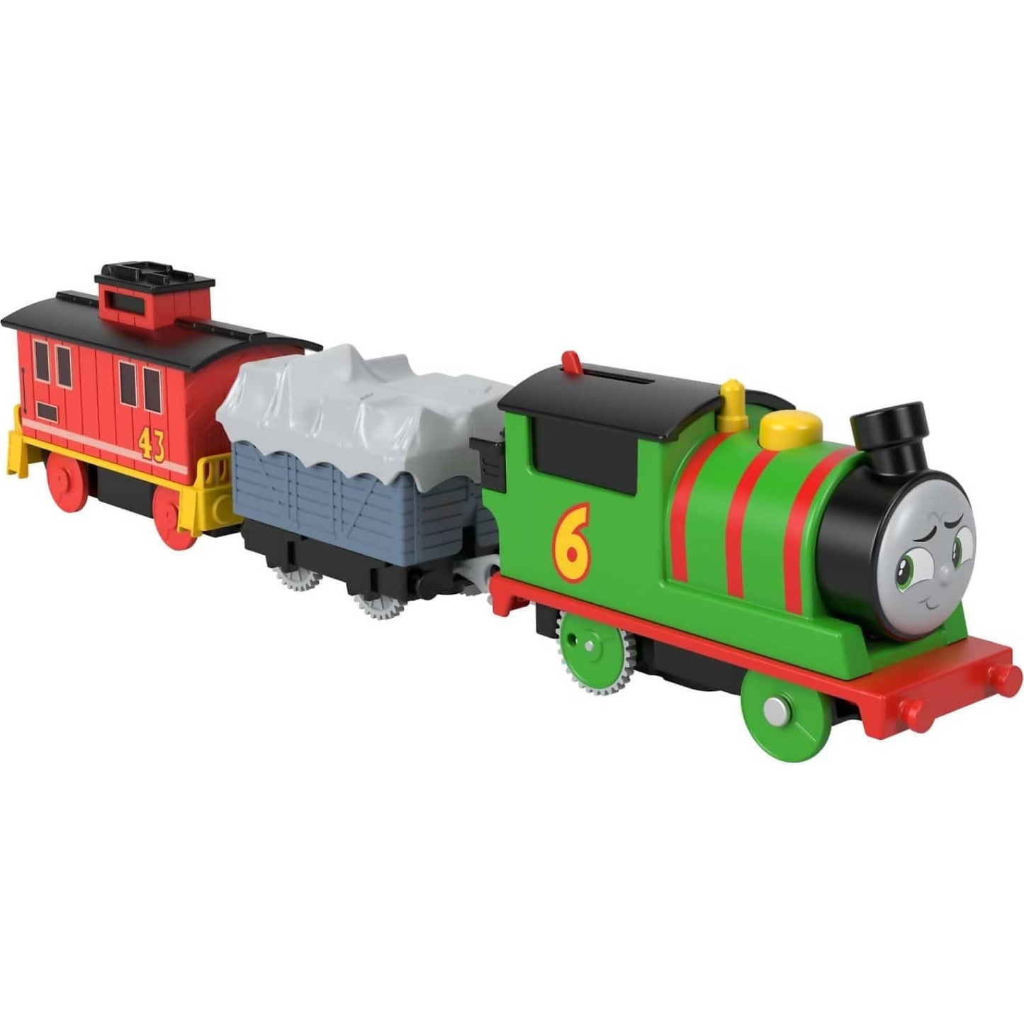 Fisher-Price - Thomas & Friends Percy & Brake Car Bruno Motorized Vehicle Set - Mattel