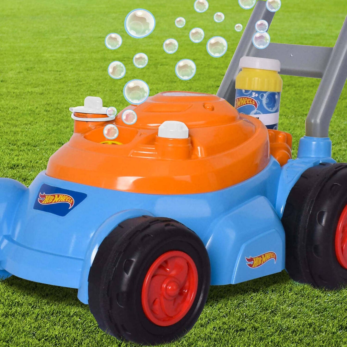 Hot Wheels Bubble N Go Mower With Bubble Mix