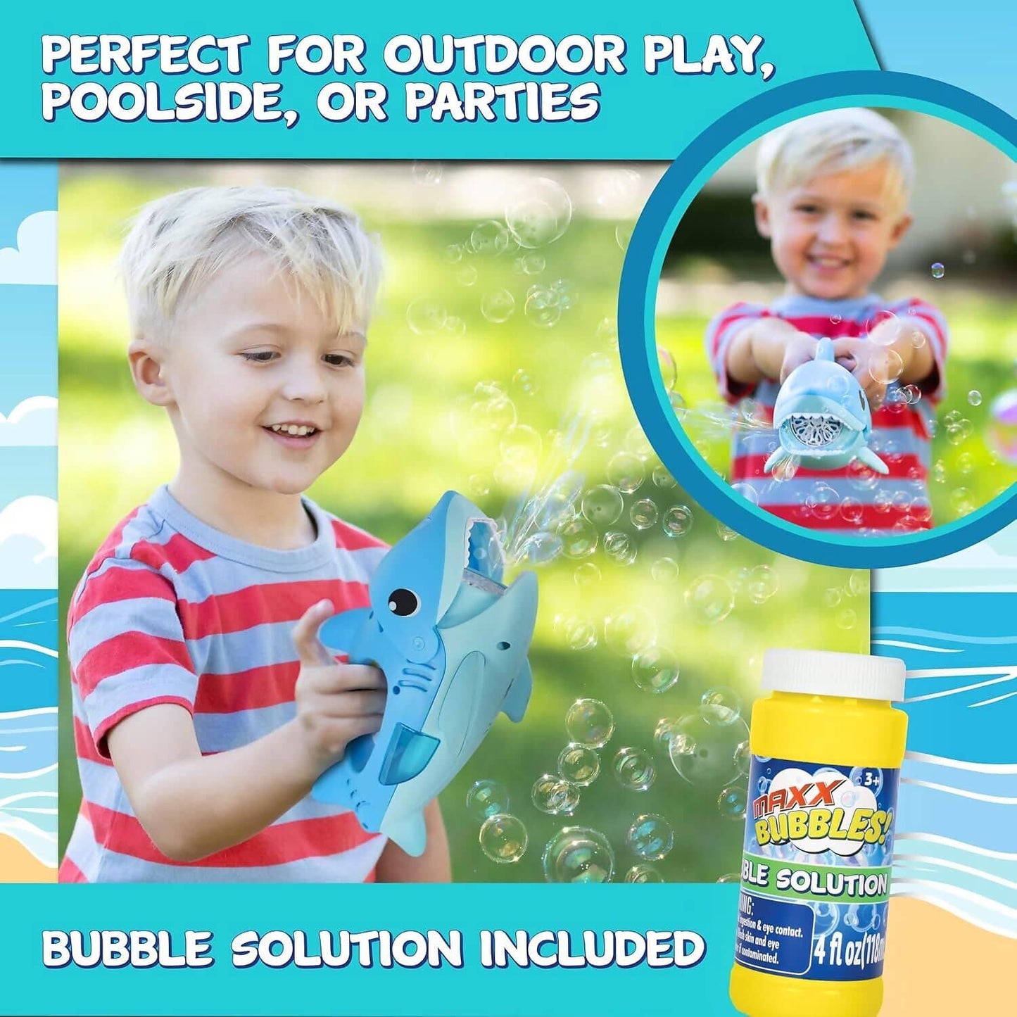 Maxx Bubbles! - Shark Bubbler