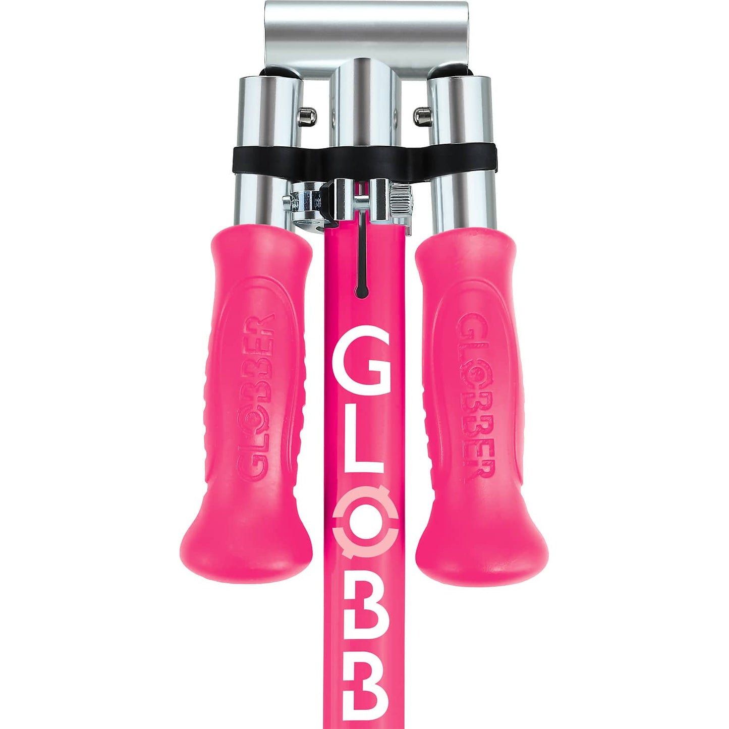 Globber - Flow Foldable Junior Scooter with Lights - Pastel Pink / Fuchsia