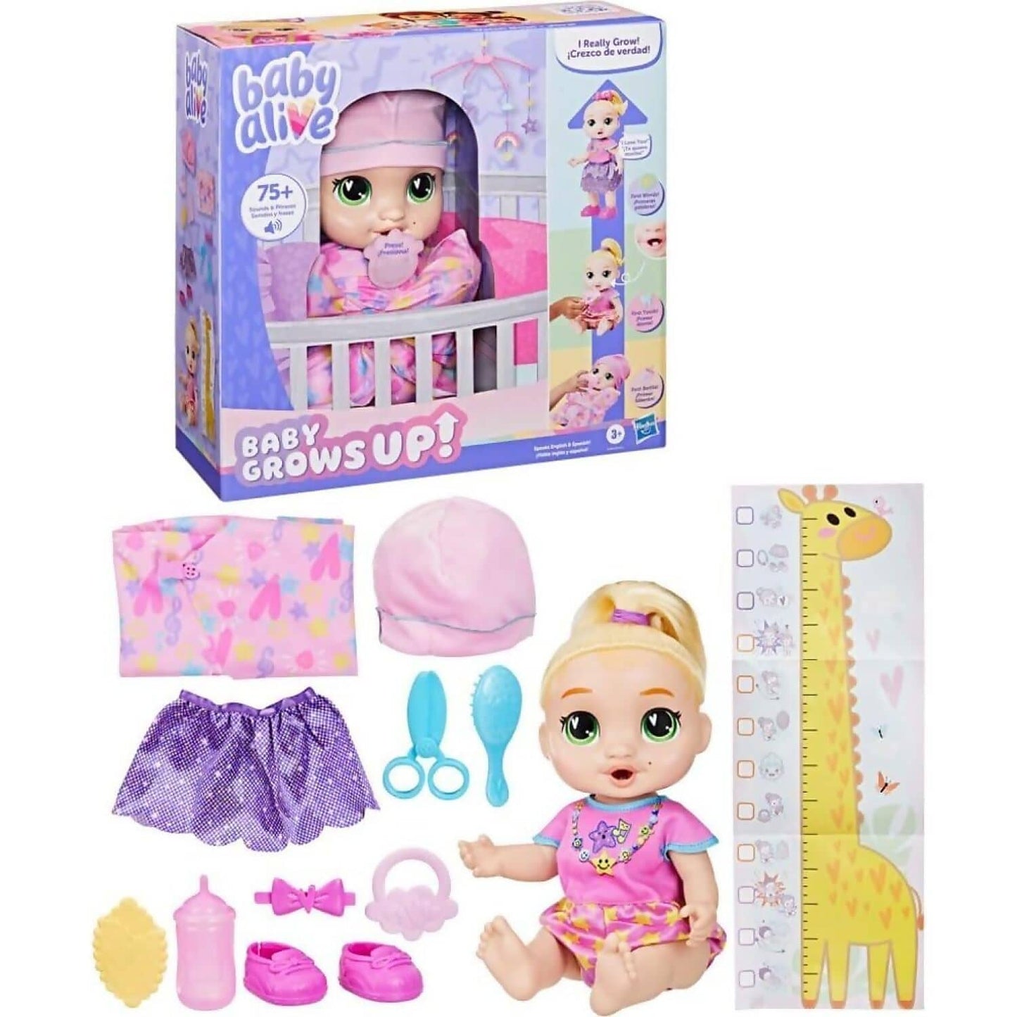 Baby Alive - Baby Grows Up LaLa GooGoo Interactive Talking Doll - Hasbro