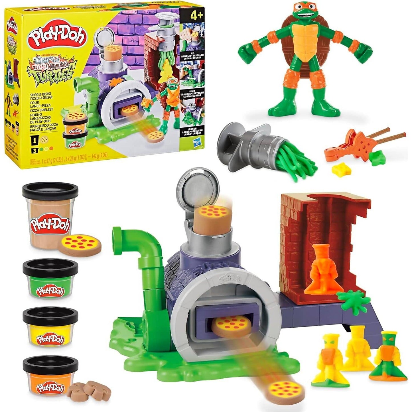 Play-Doh - Teenage Mutant Ninja Turtles Slice & Blast Pizza Playset - Hasbro
