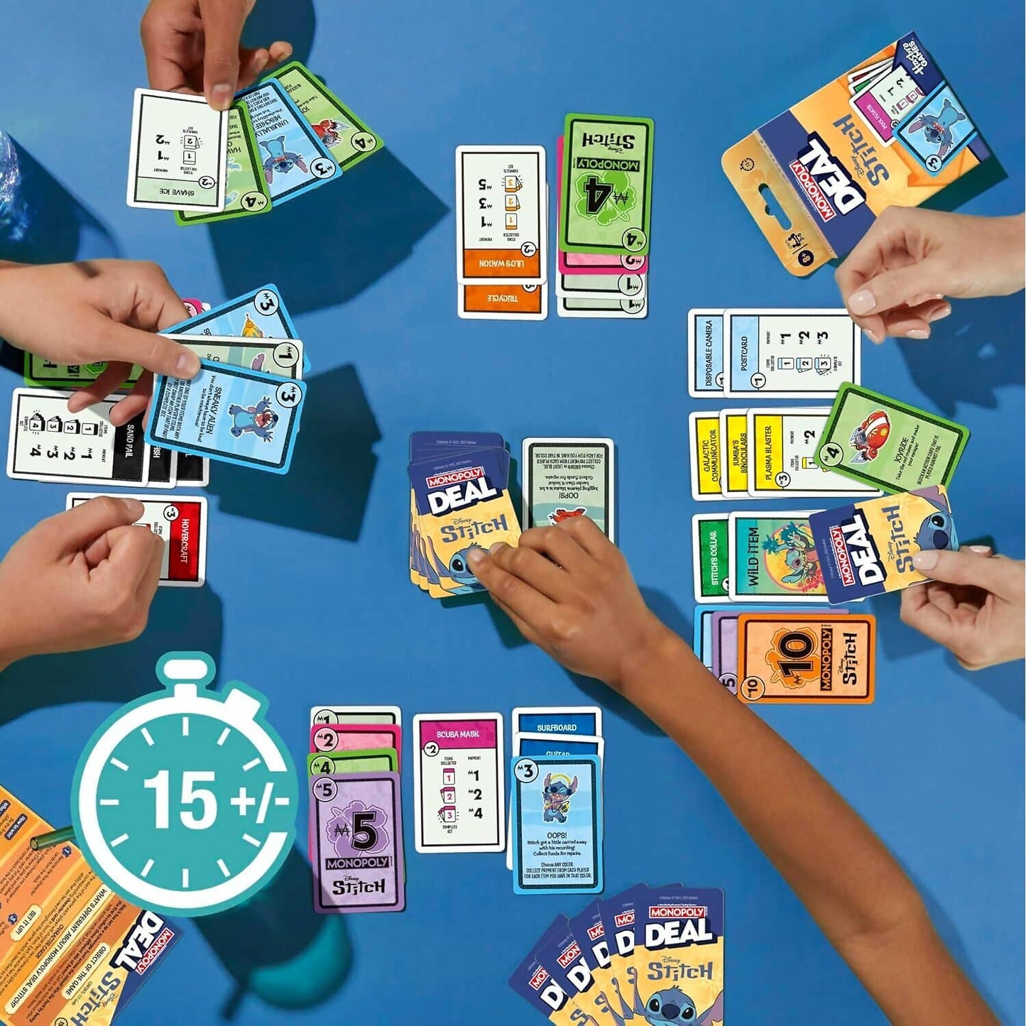 Monopoly Deal - Disney Stitch Edition Card Game - Hasbro