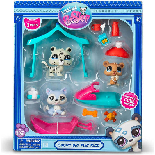 Littlest Pet Shop - Snowy Day Play Pack 3pk