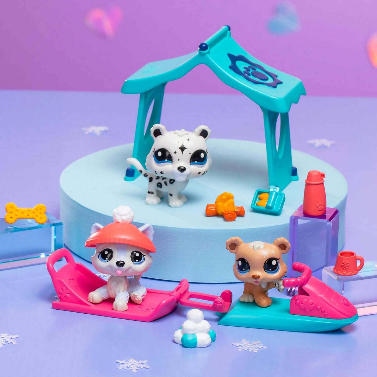 Littlest Pet Shop - Snowy Day Play Pack 3pk
