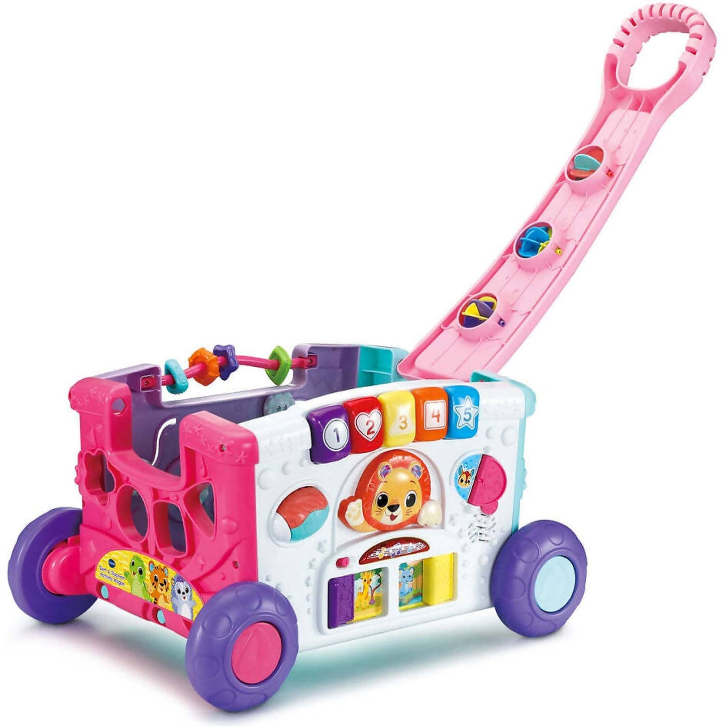 VTech - Sort & Discover Activity Wagon Pink