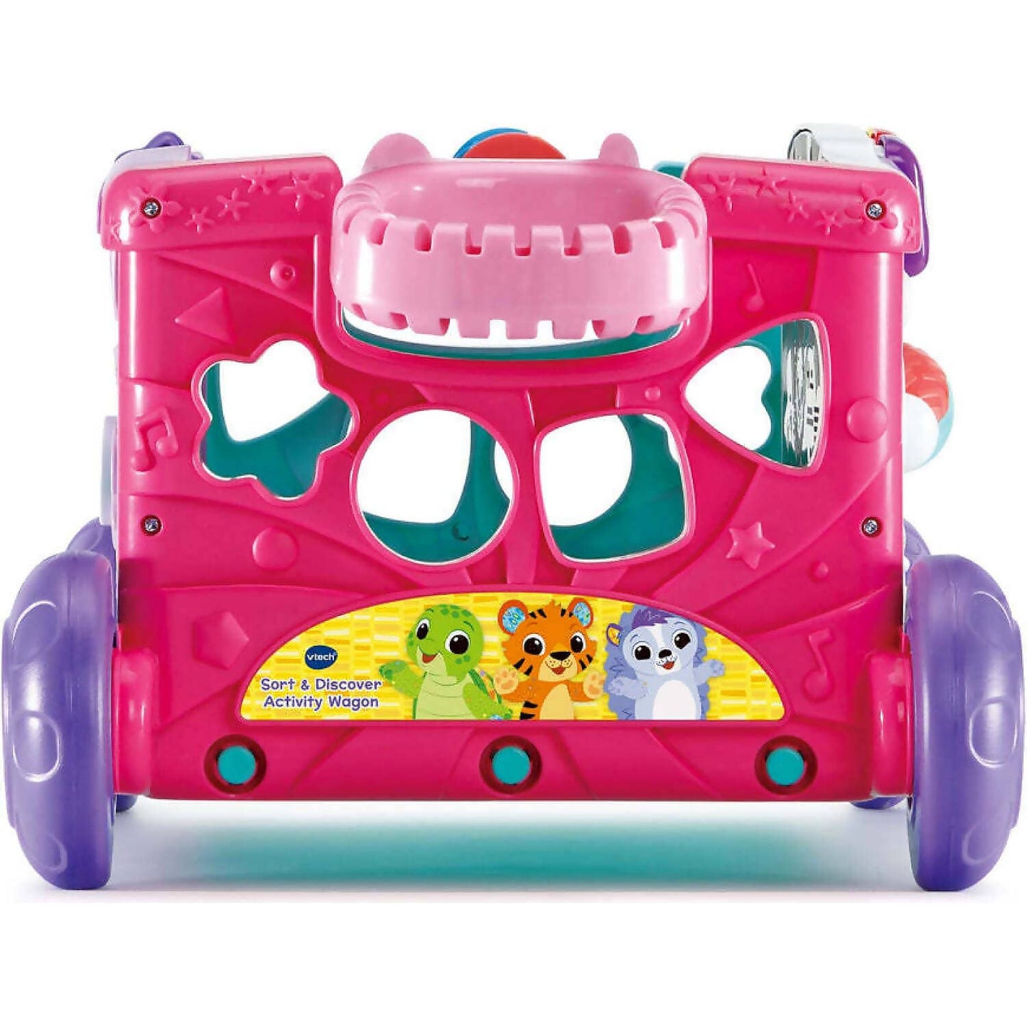 VTech - Sort & Discover Activity Wagon Pink