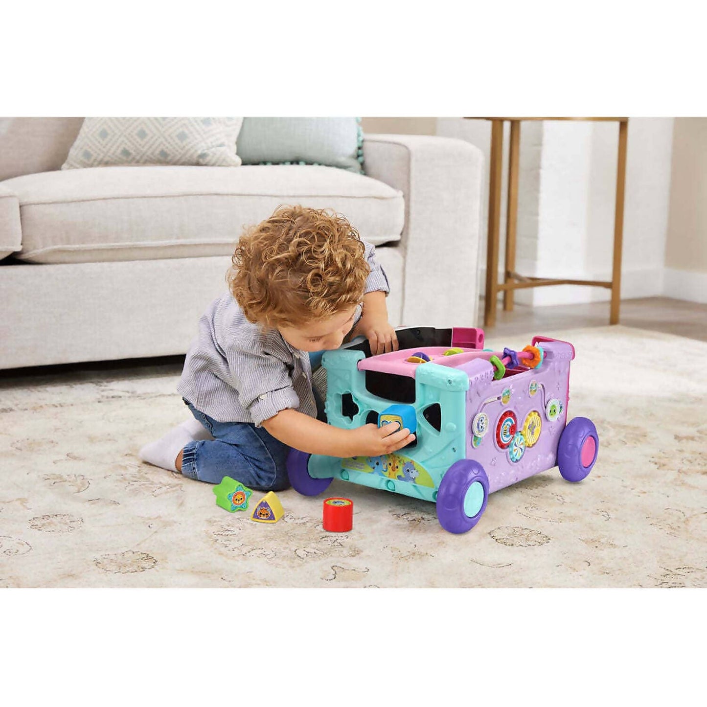 VTech - Sort & Discover Activity Wagon Pink