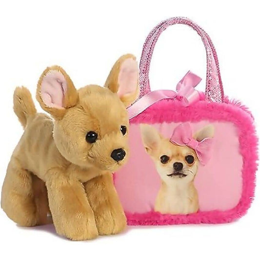 Fancy Pals - Chihuahua with Pink Bag Plush