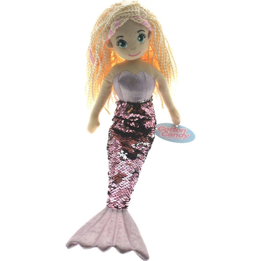 Cotton Candy - Lucky Mermaid 70cm Pink Flip Sequined Tail