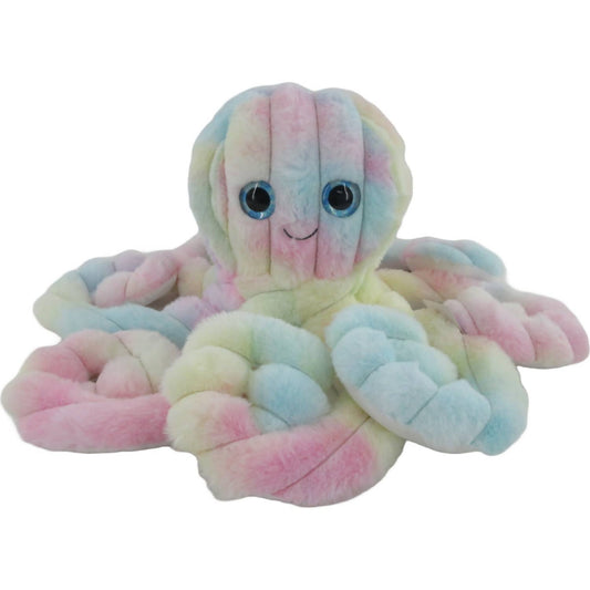 Cotton Candy - Wiggleton Tie-Dyed Pink/Pastels Octopus 50cm Plush