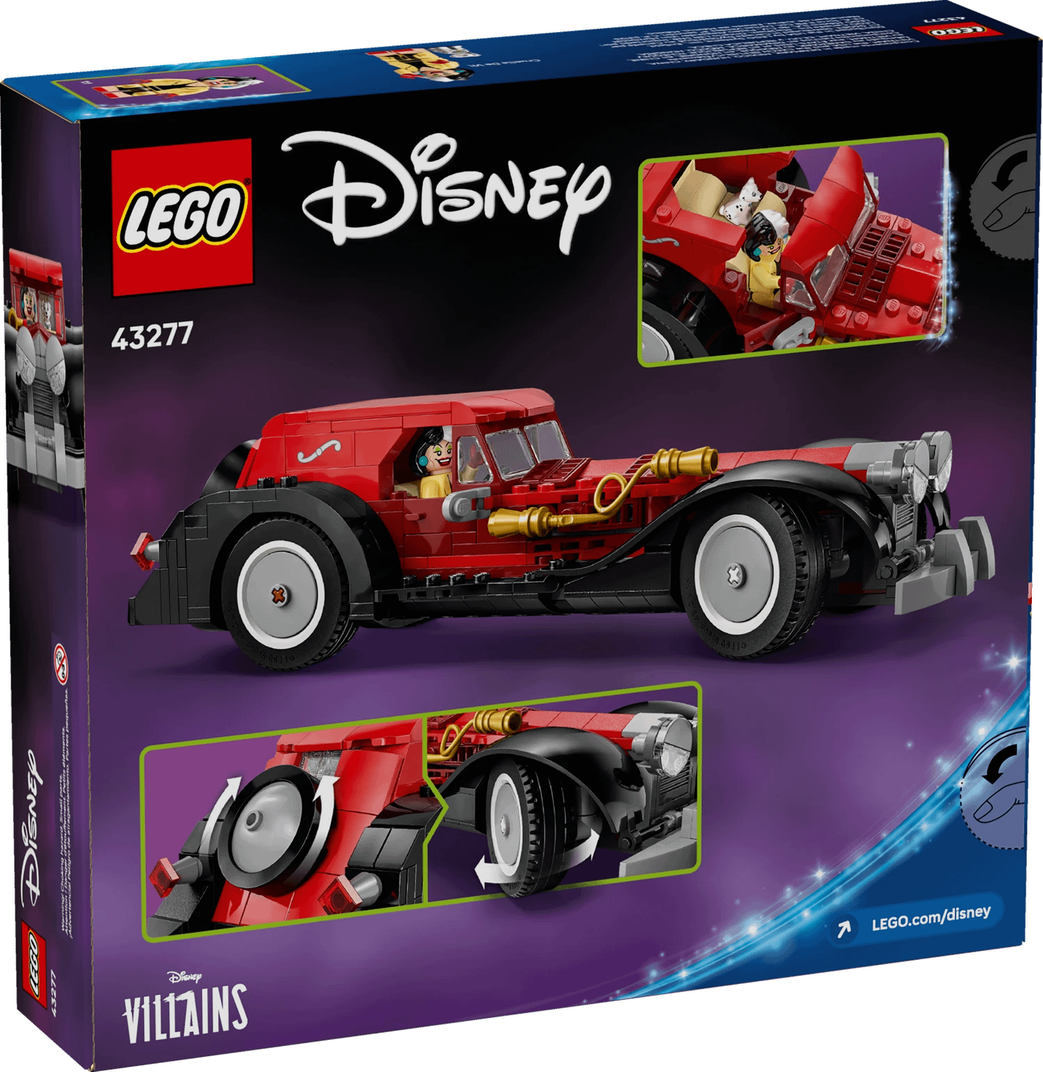 LEGO 43277 Cruella De Vil's Car - Disney