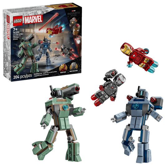 LEGO 76320 Iron Man & War Machine vs. Hammer Drones - Marvel Super Heroes
