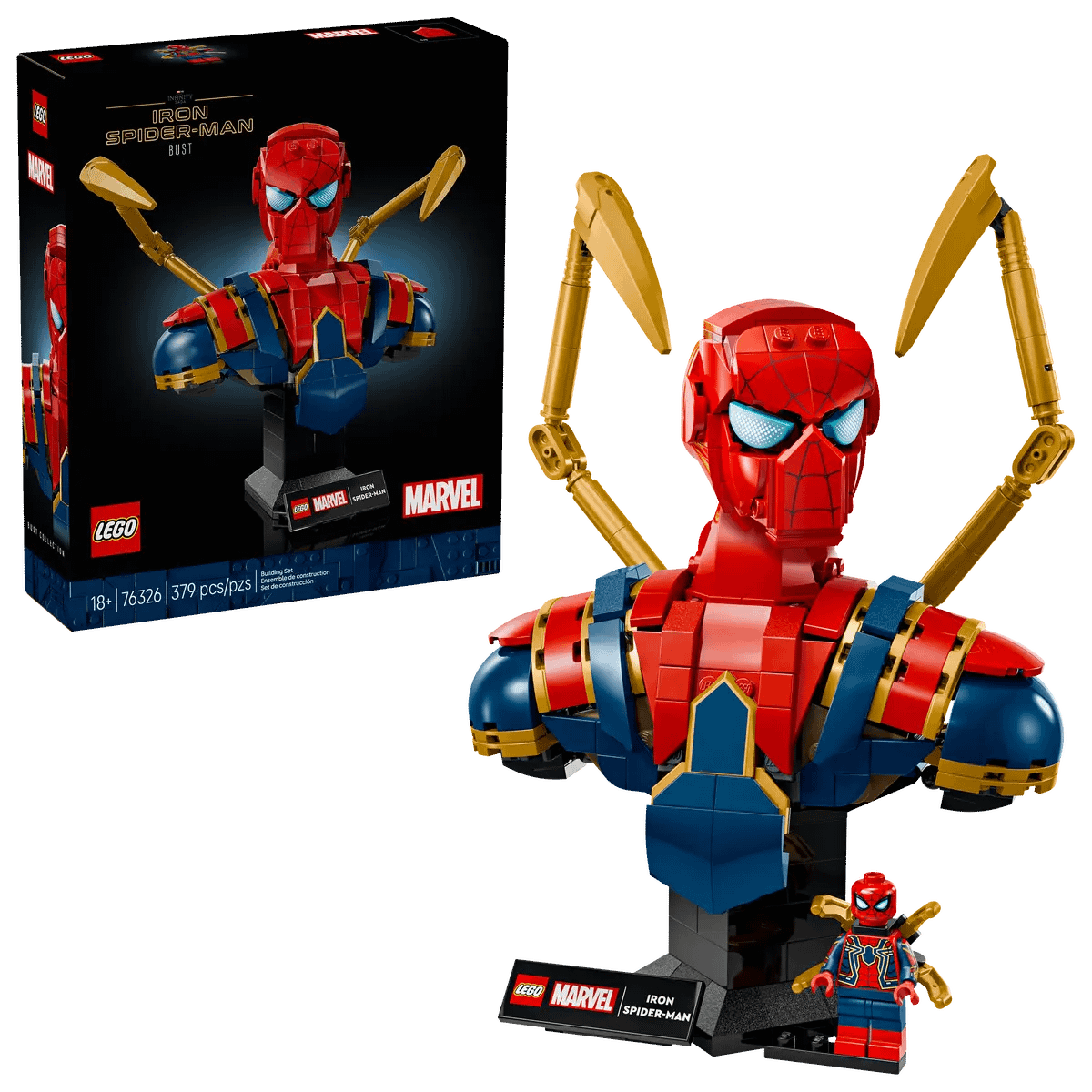 LEGO 76326 Iron Spider-Man Bust - Marvel Super Heroes