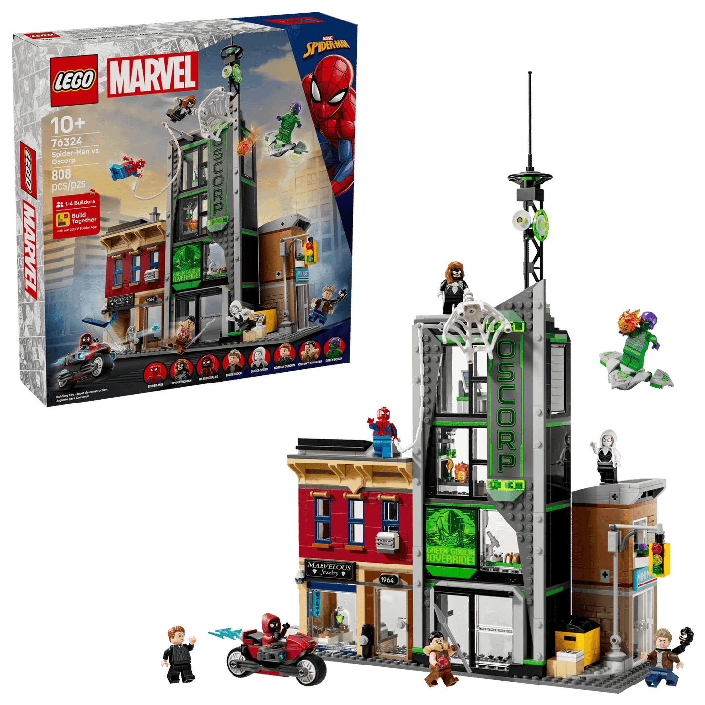LEGO 76324 Spider-Man vs. Oscorp - Marvel Super Heroes