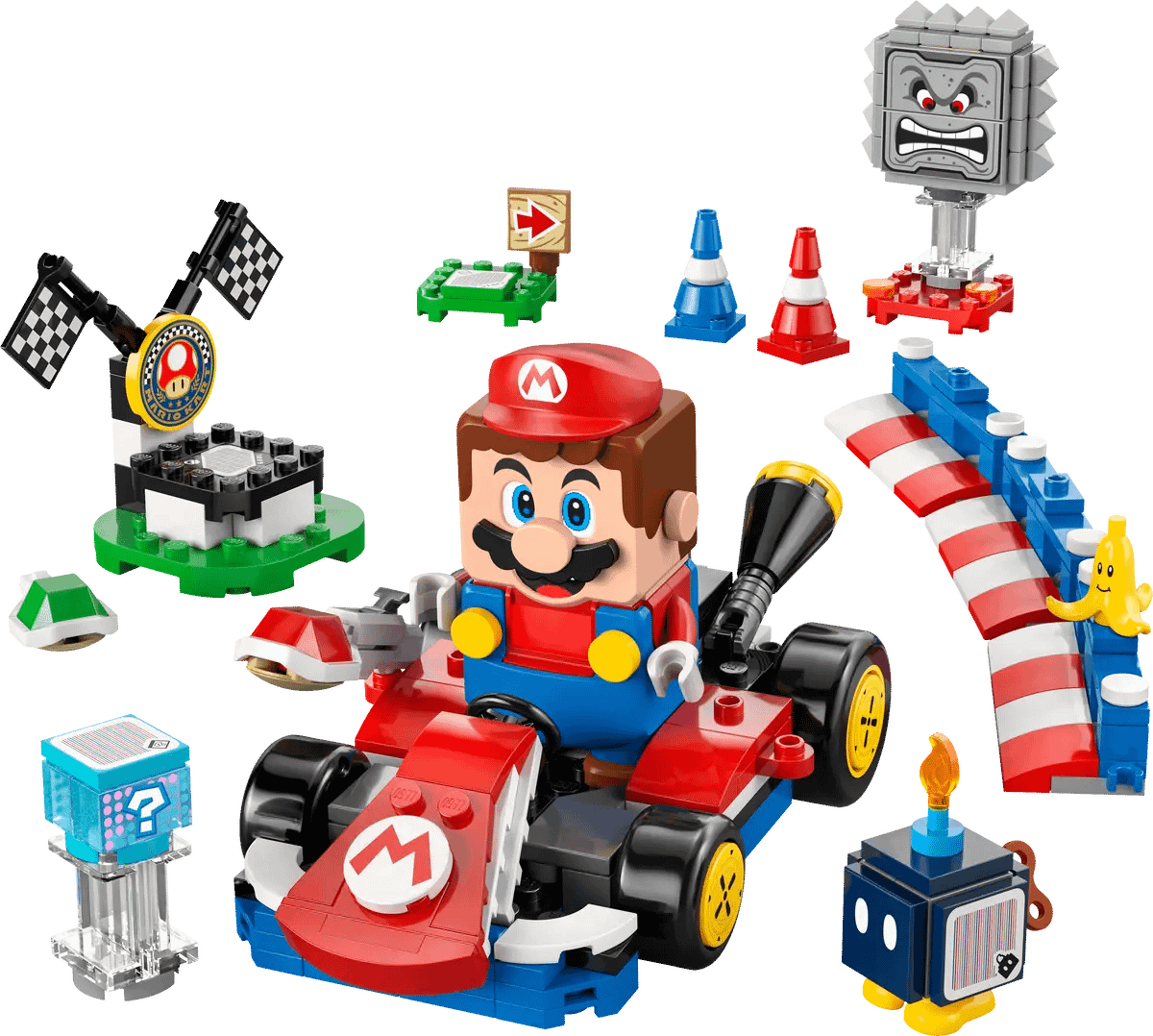 LEGO 72043 Mario Kart - Interactive LEGO Mario & Standard Kart - Super Mario