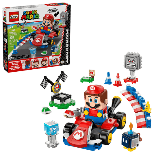 LEGO 72043 Mario Kart™ – Interactive LEGO® Mario™ & Standard Kart - Super Mario