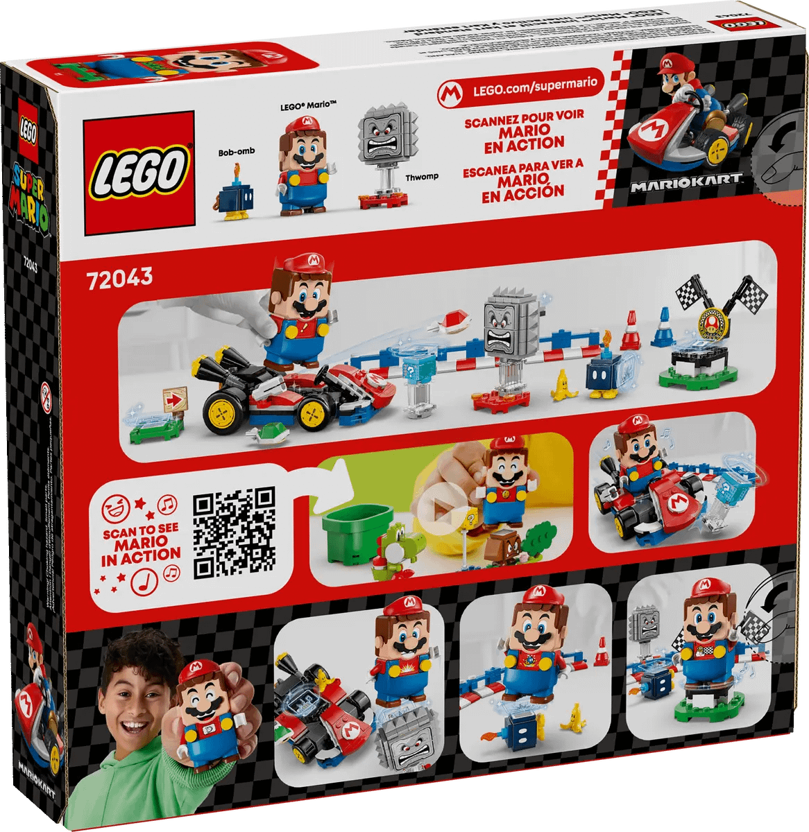 LEGO 72043 Mario Kart™ - Interactive LEGO® Mario™ & Standard Kart - Super Mario