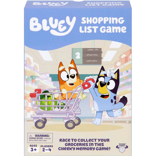 Bluey - Shopping List Game - Moose Games