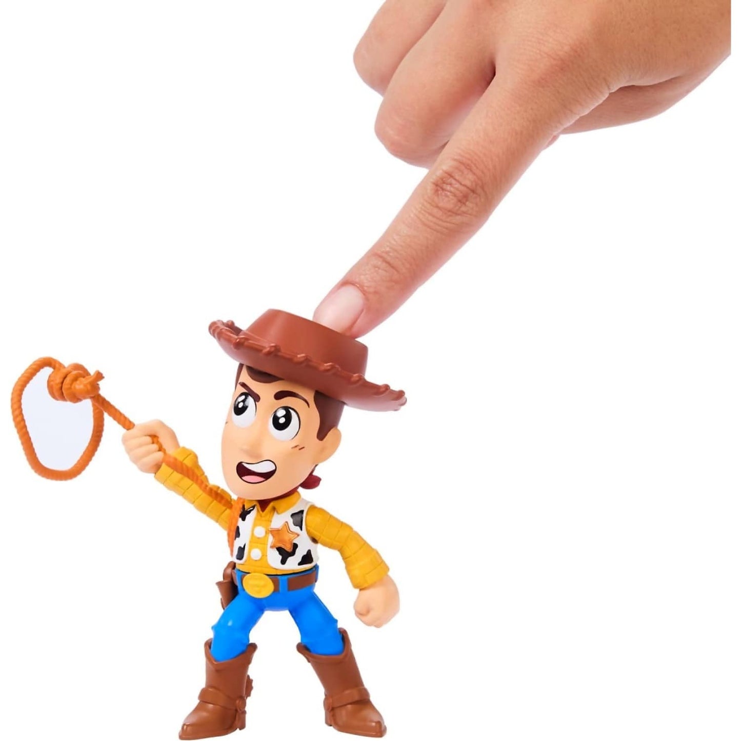 Disney Pixar - Toy Story Click Figs Sheriff Woody Pop Up Action Move 3.5-inch Figure - Mattel