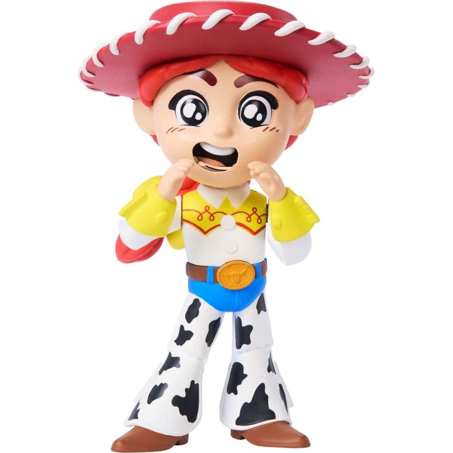 Disney Pixar - Toy Story Click Figs Cowgirl Jessie Toy with Pop Up Action Move 3.5-inch Figure - Mattel