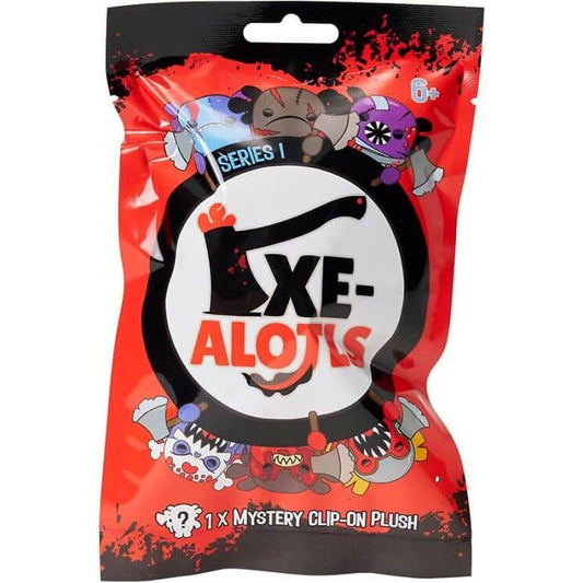 Kreepy Collectibles - Series 1 Edition Axe-Alotls Mystery Blind Bag - 10cm Plush Clip-On - Jasnor