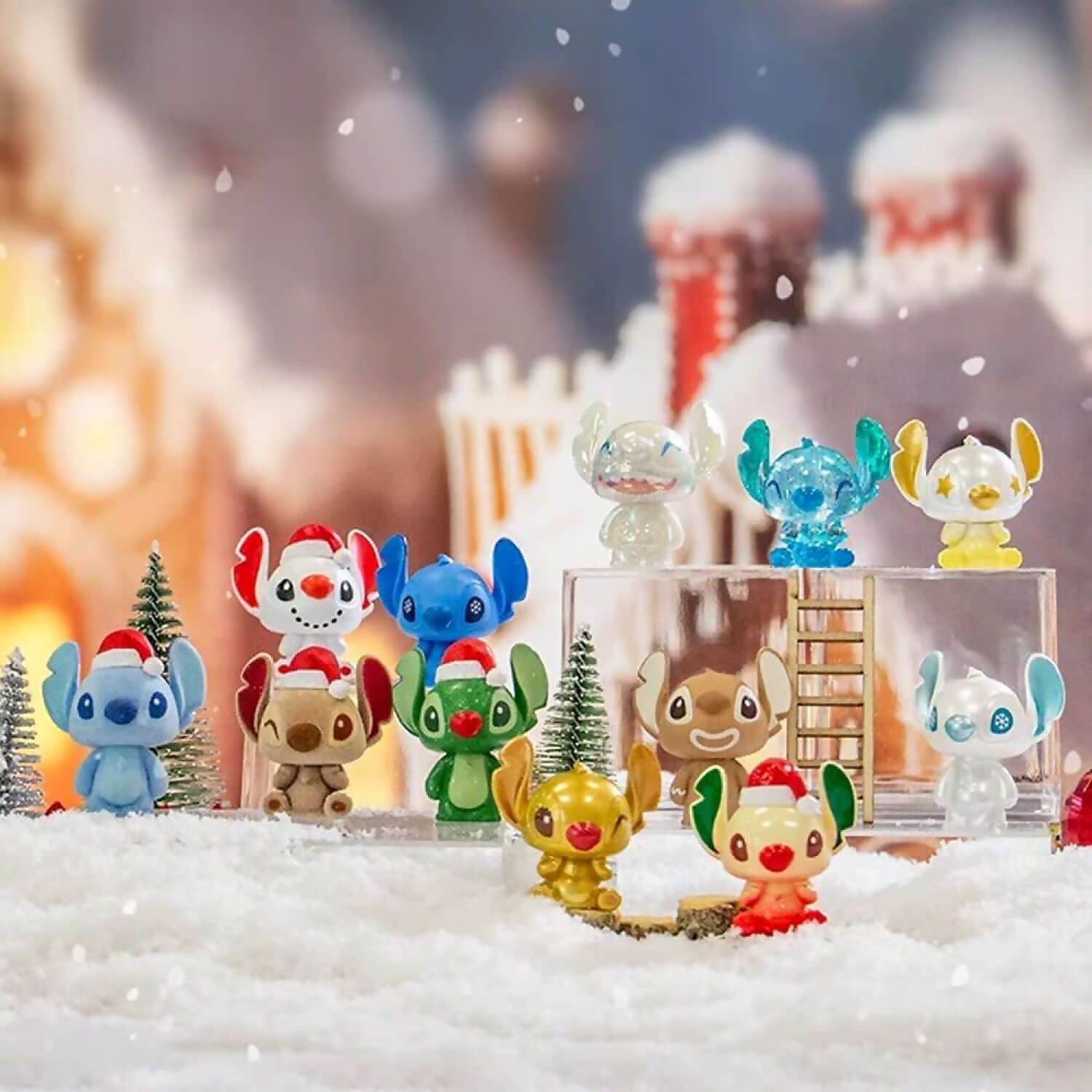 Disney - Lilo & Stitch Christmas Stitch Mini Figurine Mystery Blind Bag - Jasnor