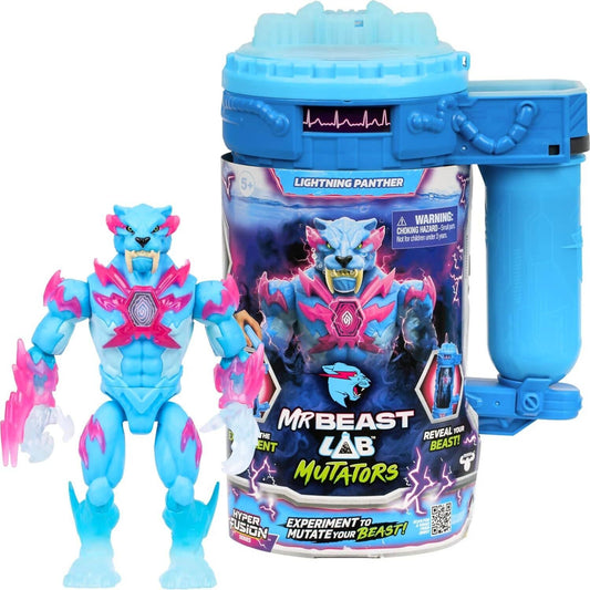 MrBeast Lab - Mutators Lightning Panther Hyper Fusion Series Action Figure