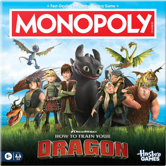 Hasbro Gaming - Monopoly DreamWorks How to Train Your Dragon Edition Board Game