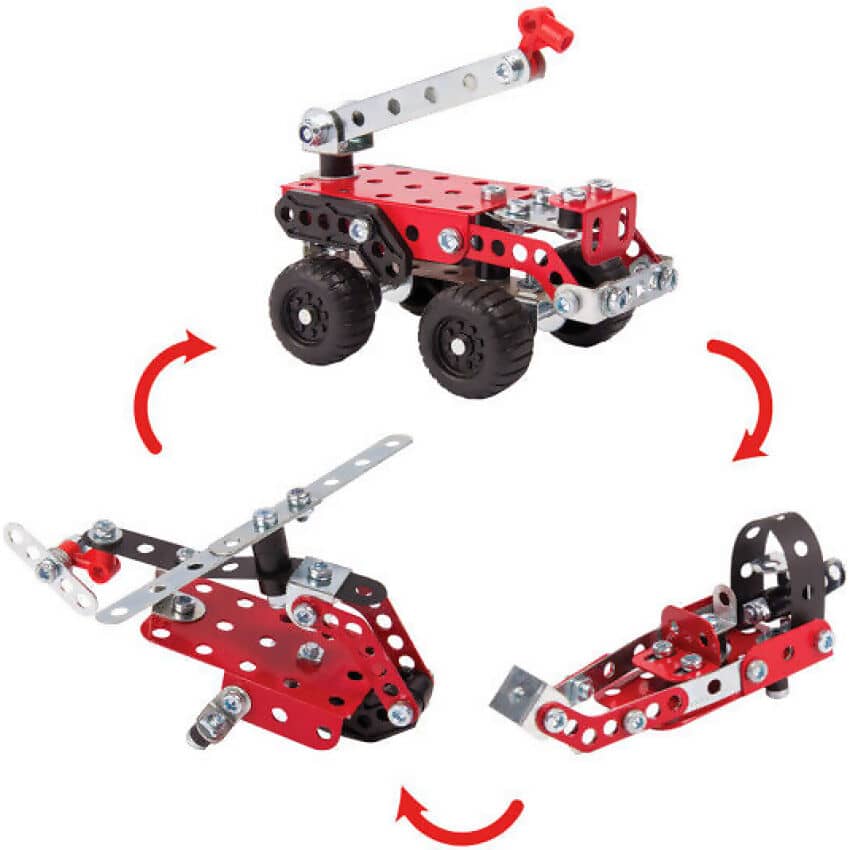 Meccano - 3-in-1 Rescue Squad Vehicle