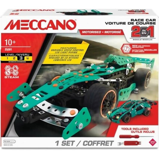 Meccano - 2-in-1 Racecar Vehicle