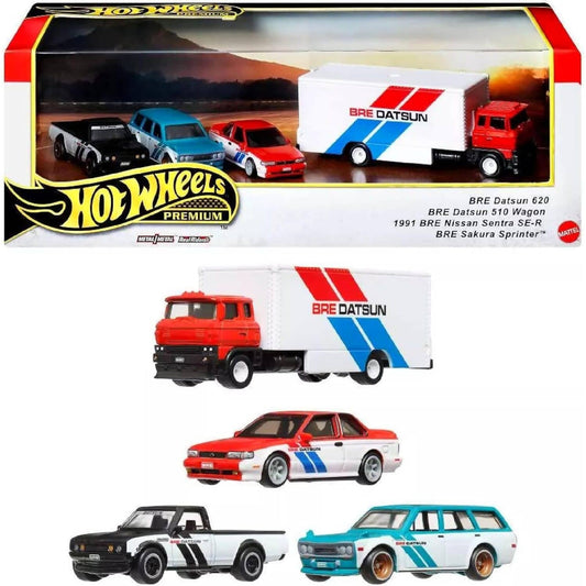 Hot Wheels - Premium Collector Set - BRE Datsun - Mattel