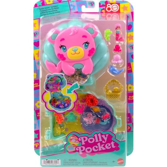 Polly Pocket - Glitter Island Compact Playset - Mattel