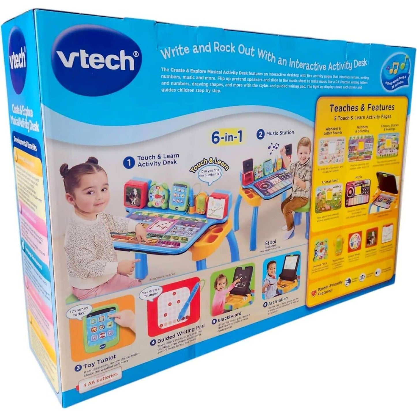 VTech - Create & Explore Musical Activity Desk 6-in-1