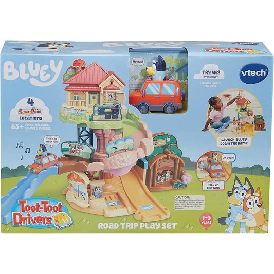 VTech - Toot-Toot Drivers Bluey Road Trip Play Set