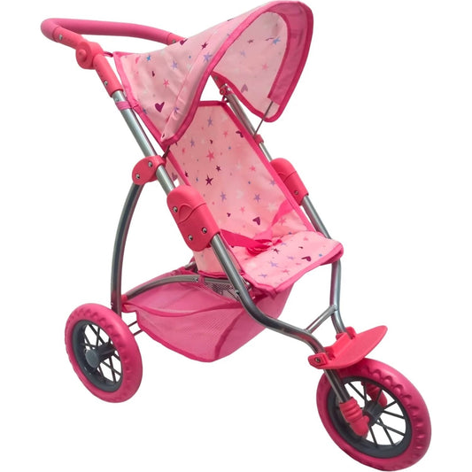 Playworld - Stars & Hearts Doll Jogger - Pink
