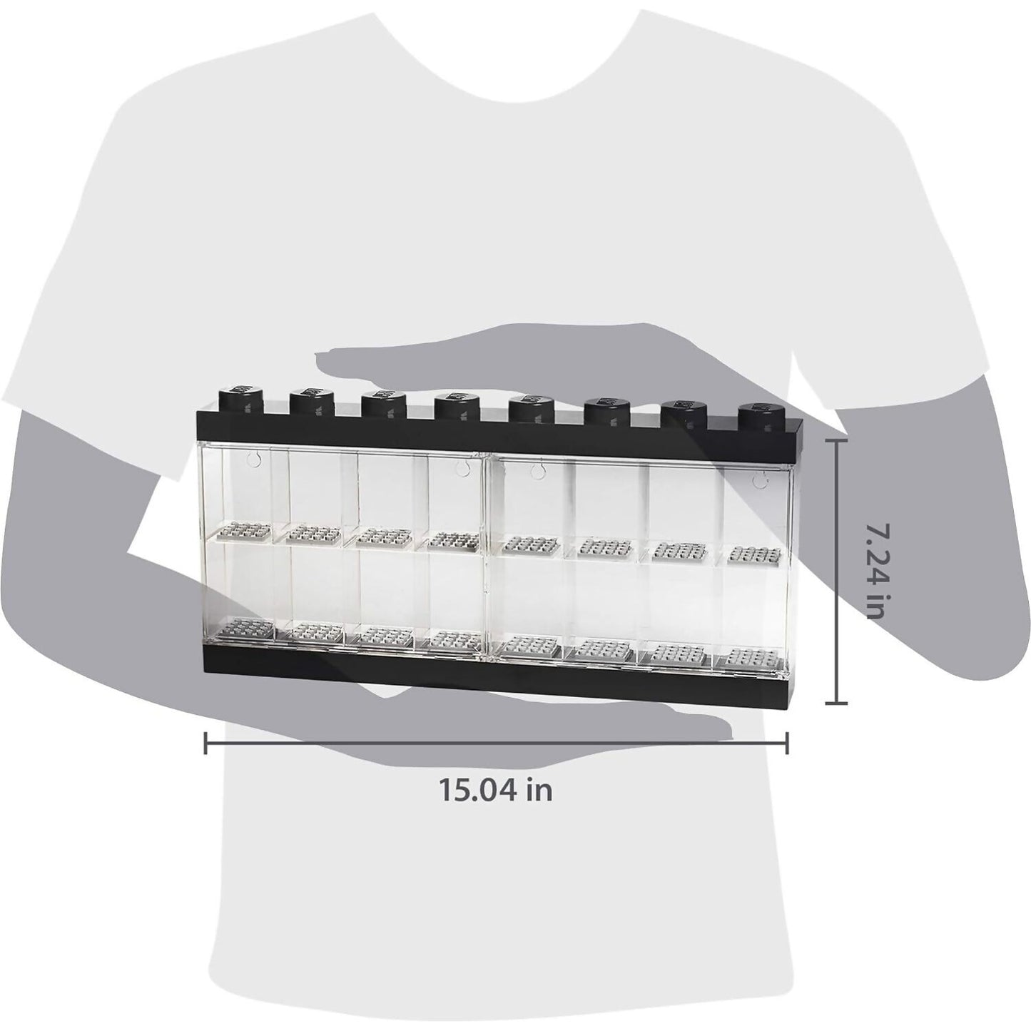LEGO Minifigure Display Case 16 Black - Room Copenhagen