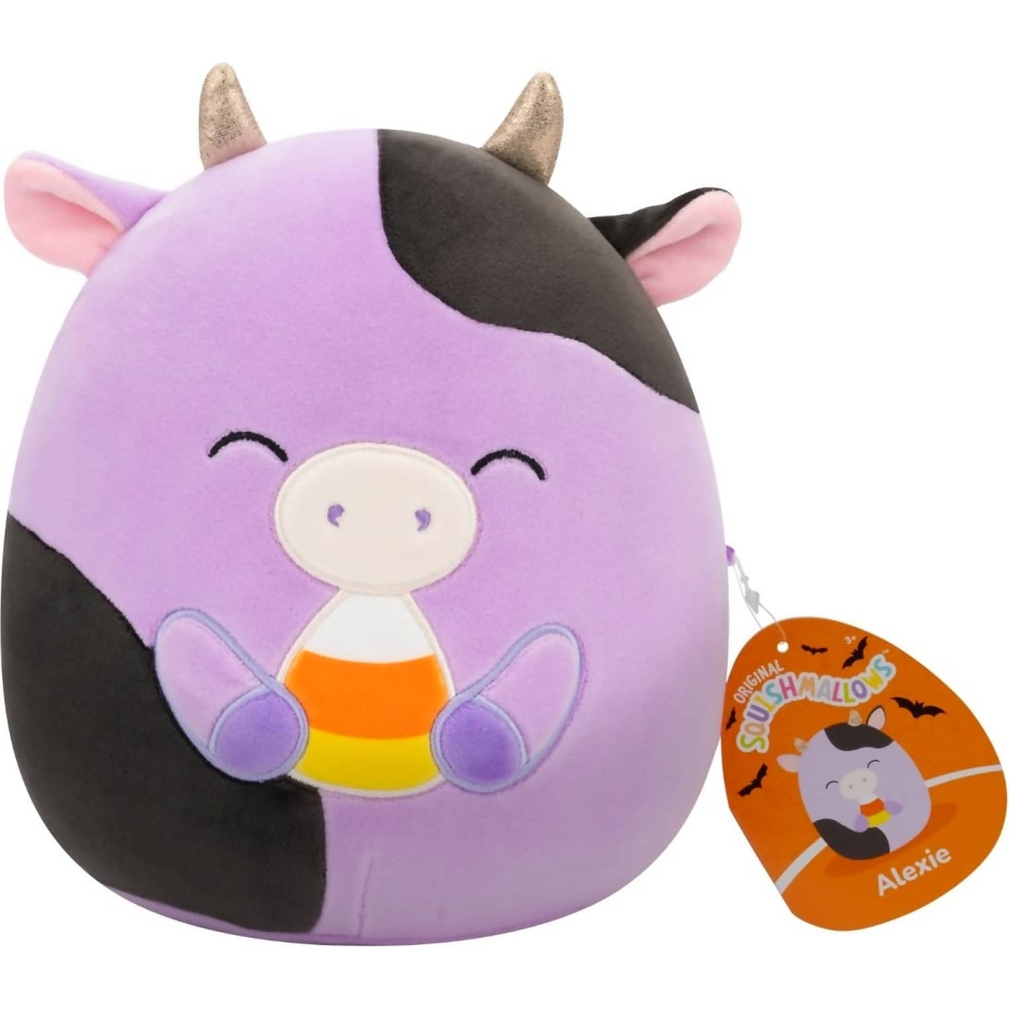 Squishmallows - Alexie the Purple Cow Halloween 7.5-Inch Plush