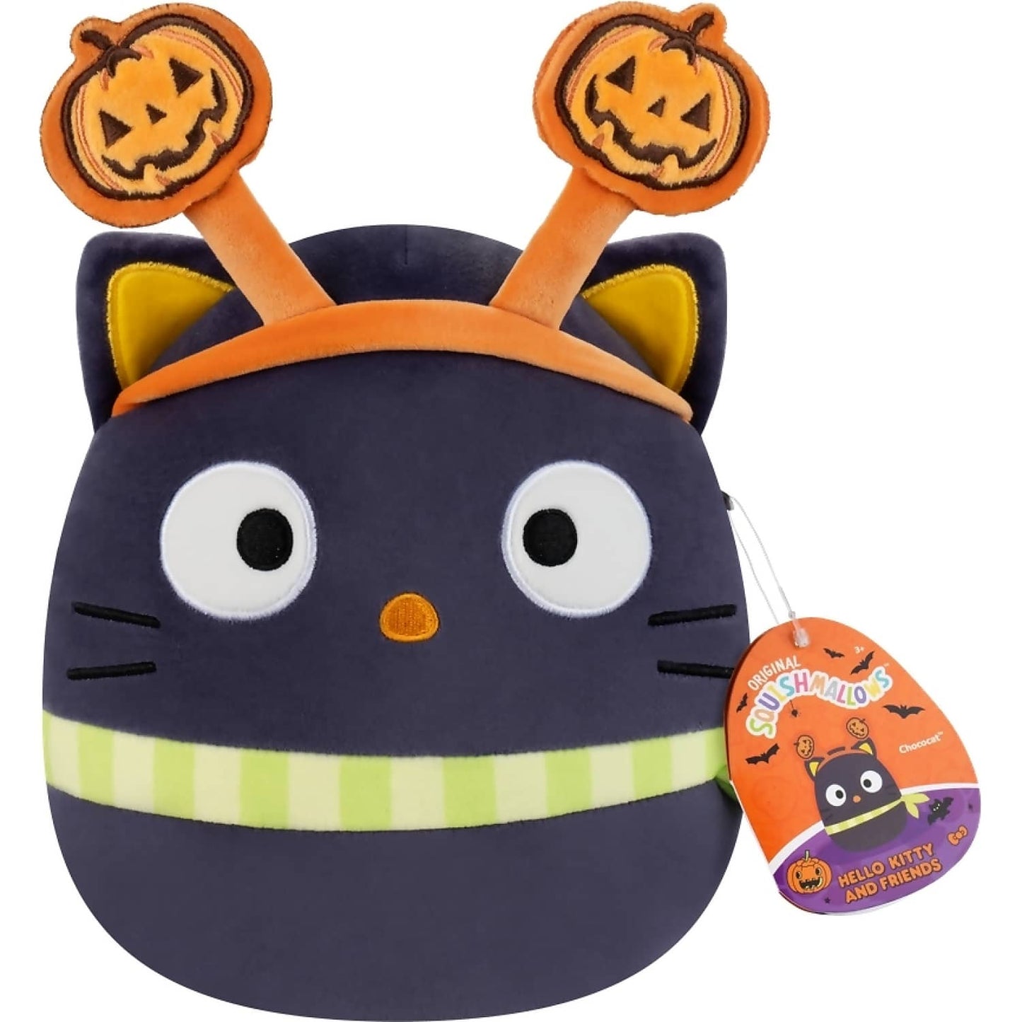 Squishmallows - Hello Kitty & Friends Chococat Halloween 8-Inch Plush