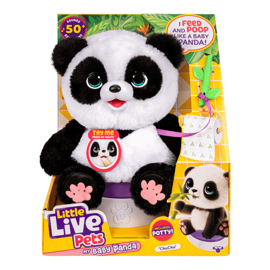 Little Live Pets - My Baby Panda Chu Chu Interactive Plush