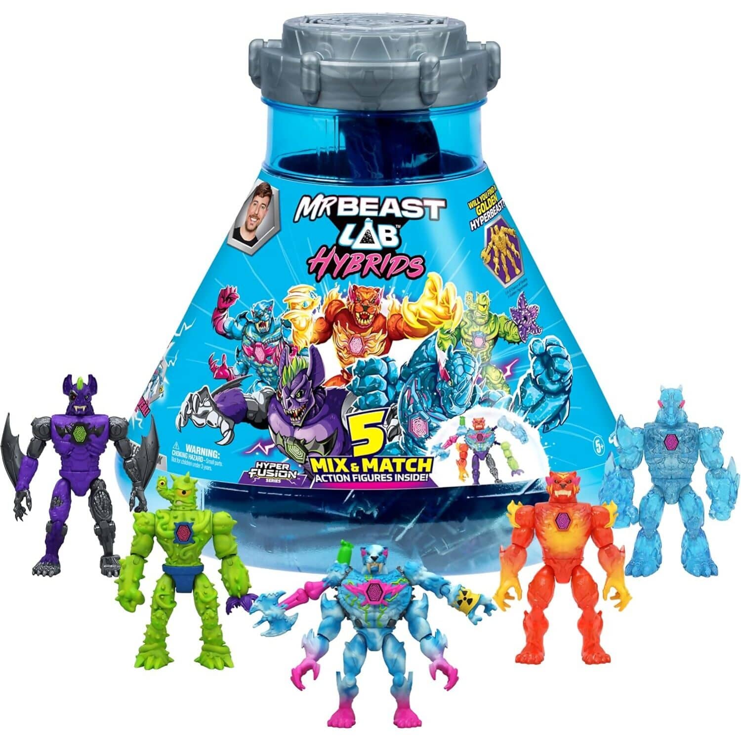 MrBeast Lab - Hybrids Hyper Fusion Hybrid Lab Mega Pack to Mix & Match 5 Hybrids