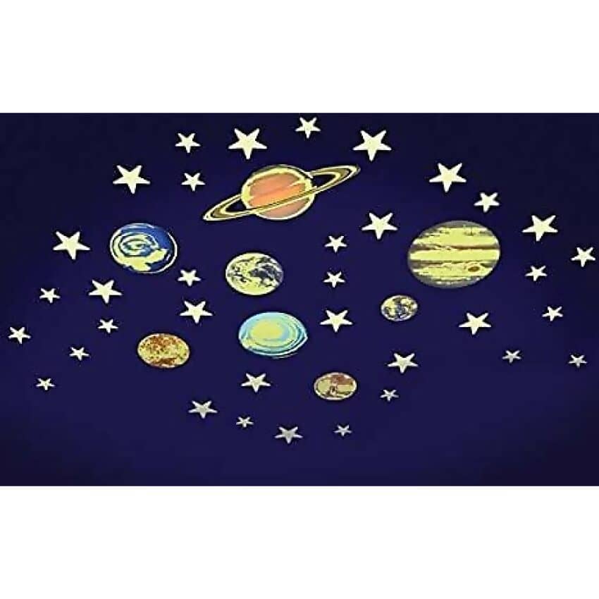 Brainstorm Toys - The Original Glowstars Company Glow in The Dark - Stars & Planets